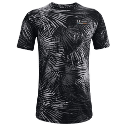 Men's - Under Armour Rival Sport Palm T-Shirt  - Black/White