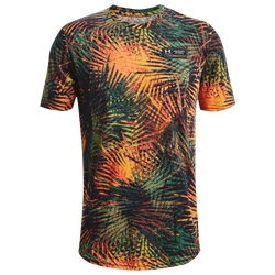 Men's - Under Armour Rival Sport Palm T-Shirt  - Gold/White