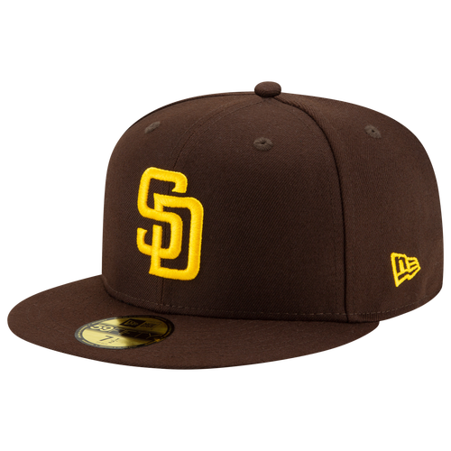 

New Era New Era Padres 59Fifty Authentic Cap - Adult Brown/Gold Size 7