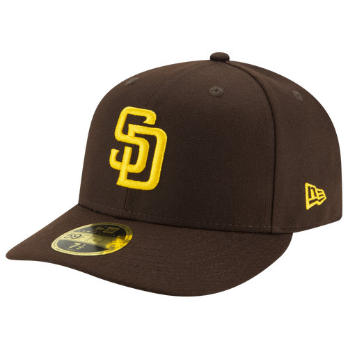 Shop New Era Mens San Diego Padres  Padres 59fifty Authentic Collection Cap In Brown/brown