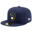 New Era Brewers 59Fifty Authentic Cap - Adult Royal/Yellow