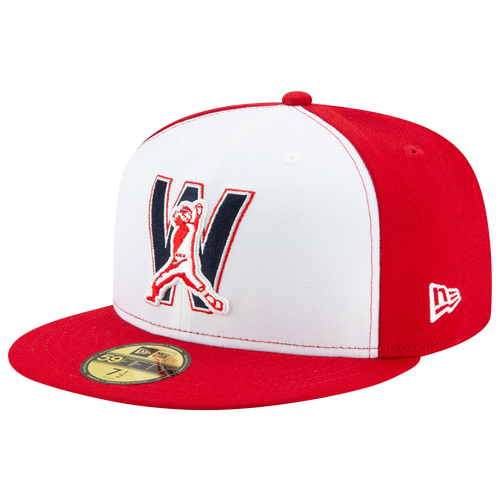 

New Era Washington Nationals New Era Nationals 59Fifty Authentic Cap - Adult White/Red/Red Size 7