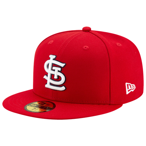 

New Era New Era Cardinals 59Fifty Authentic Cap - Adult Red/White Size 8