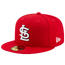 New Era Cardinals 59Fifty Authentic Cap - Adult Red/White