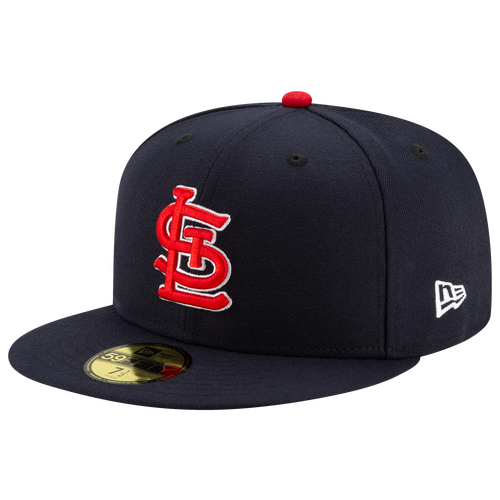 

New Era New Era Cardinals 59Fifty Authentic Cap - Adult Navy/Red Size 8