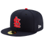 New Era Cardinals 59Fifty Authentic Cap - Adult Navy/Red