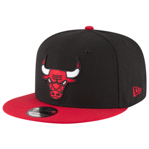 Mitchell and Ness Adult Chicago Bulls Big Face Adjustable Snapback Hat, Men's, Black