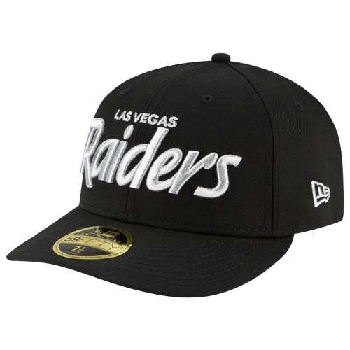 

New Era New Era Raiders Omaha Low Profile 59Fifty Fitted Hat - Adult Black Size 8