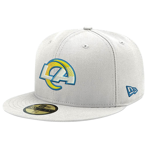 

New Era Mens New Era Rams 59Fifty Fitted Hat - Mens White Size 7