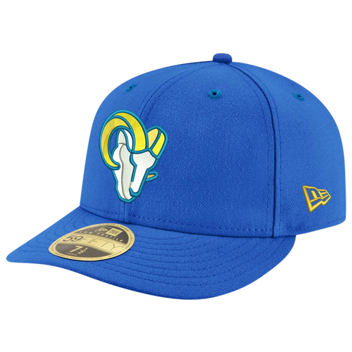 

New Era Los Angeles Rams New Era Rams Omaha Low Profile 59Fifty Fitted Hat - Adult Royal Size 7