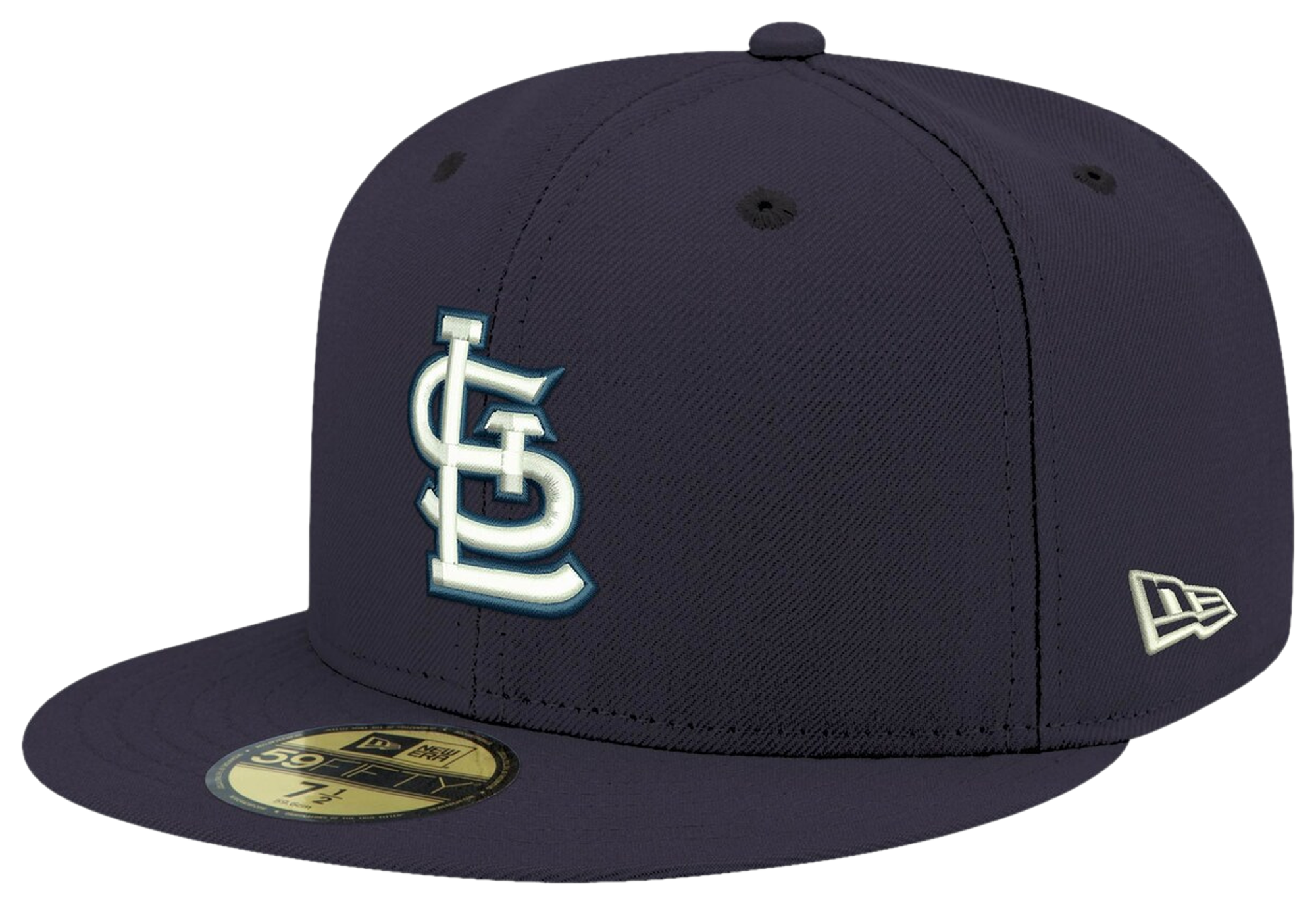 New Era Cardinals Logo White 59Fifty Fitted Cap