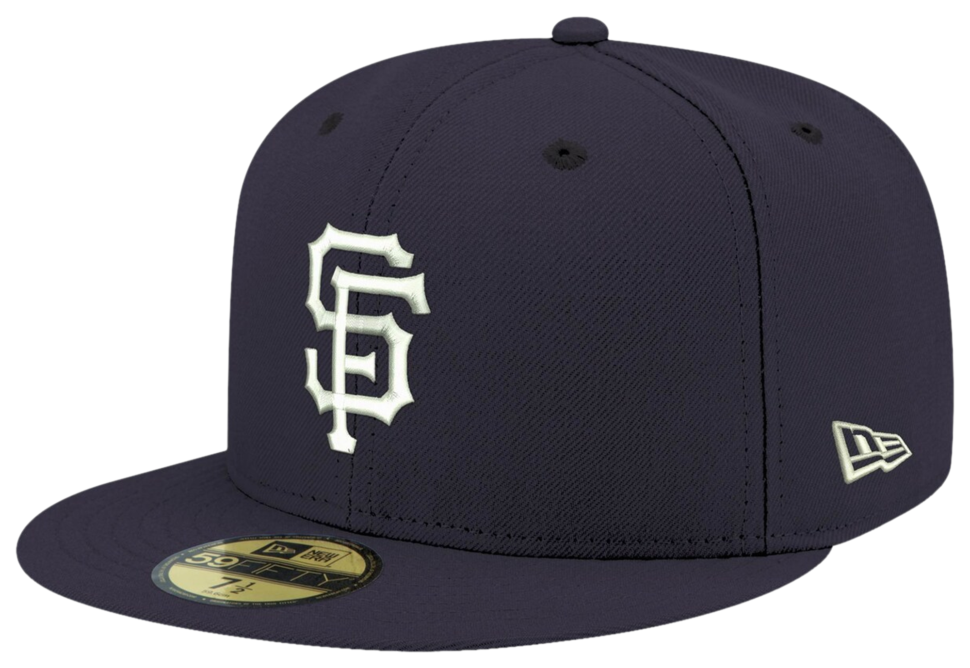 New Era Giants Logo White 59Fifty Fitted Cap