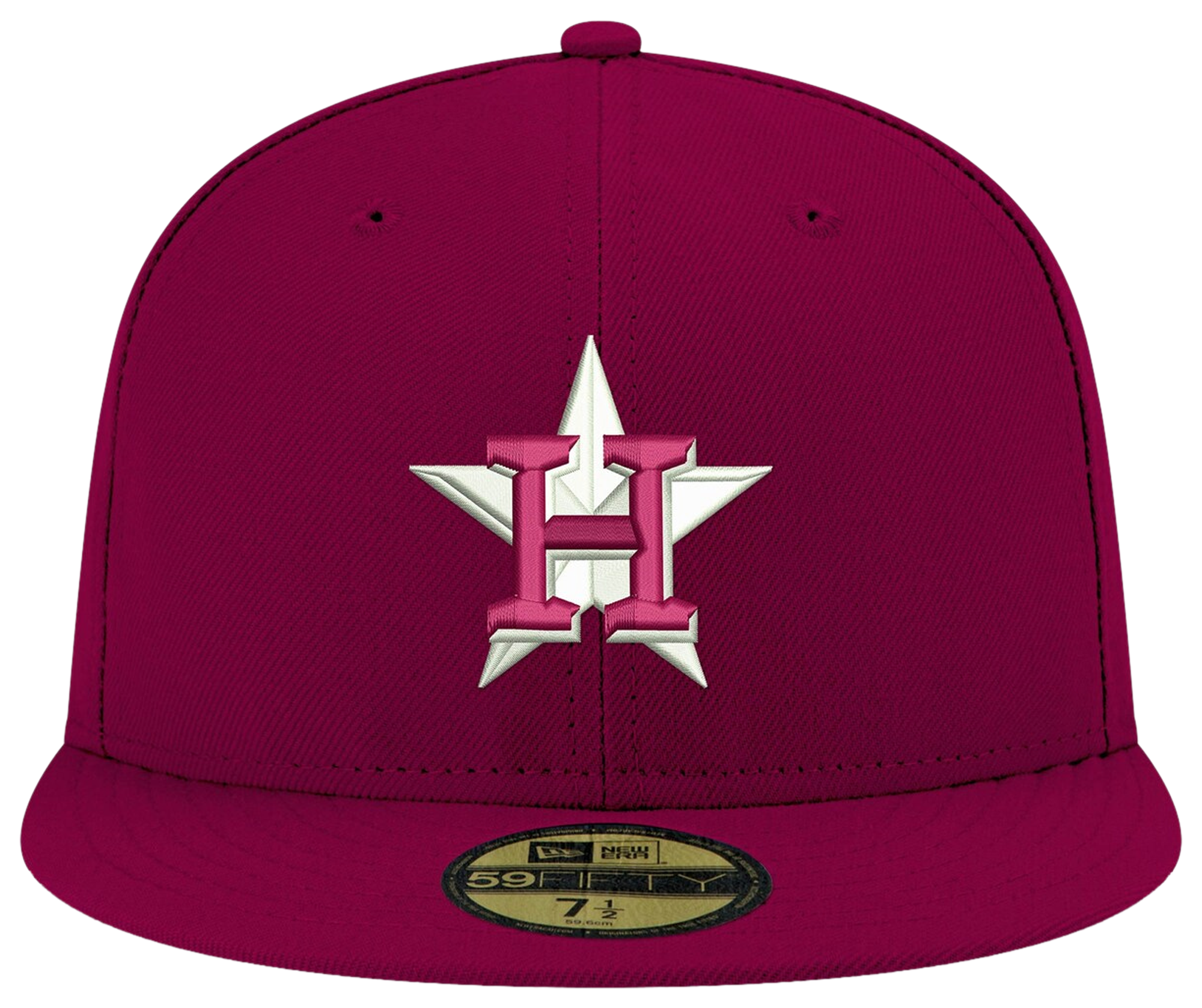 New Era Astros Logo White 59Fifty Fitted Cap