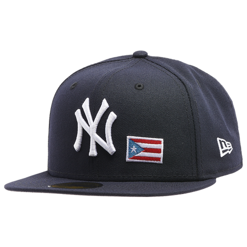 

New Era Mens New York Yankees New Era Yankees 59fifty Puerto Rico Flag Fitted Cap - Mens Navy/White Size 7
