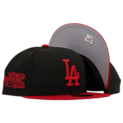 New Era Mens Los Angeles Dodgers  Dodgers 2t Snap In Black/red