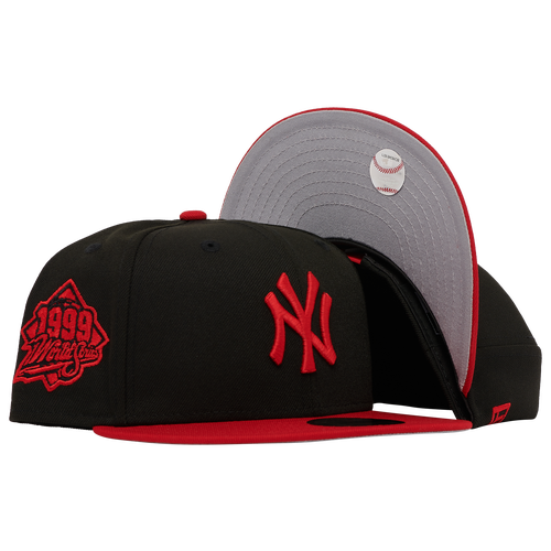 

New Era Mens New York Yankees New Era Knicks 2T Snap - Mens Red/Black Size One Size
