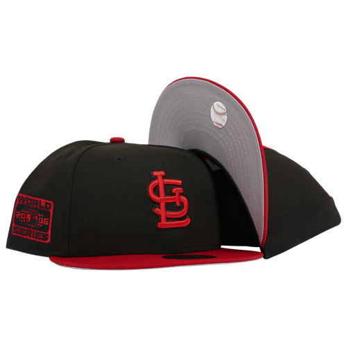 

New Era Mens New Era Cardinals 2T Snap Cap - Mens Black/Red Size One Size