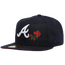 New Era Braves 59Fifty World Series Side Patch Roses Fit - Men's Navy/White