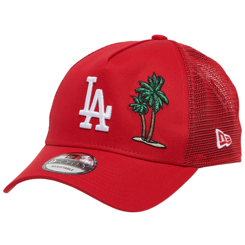 

New Era Mens Los Angeles Dodgers New Era Dodgers Trucker Cap - Mens Red/White Size One Size