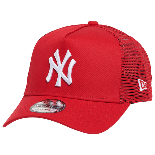 

New Era Mens New Era Yankees Trucker Cap - Mens Red/White Size One Size