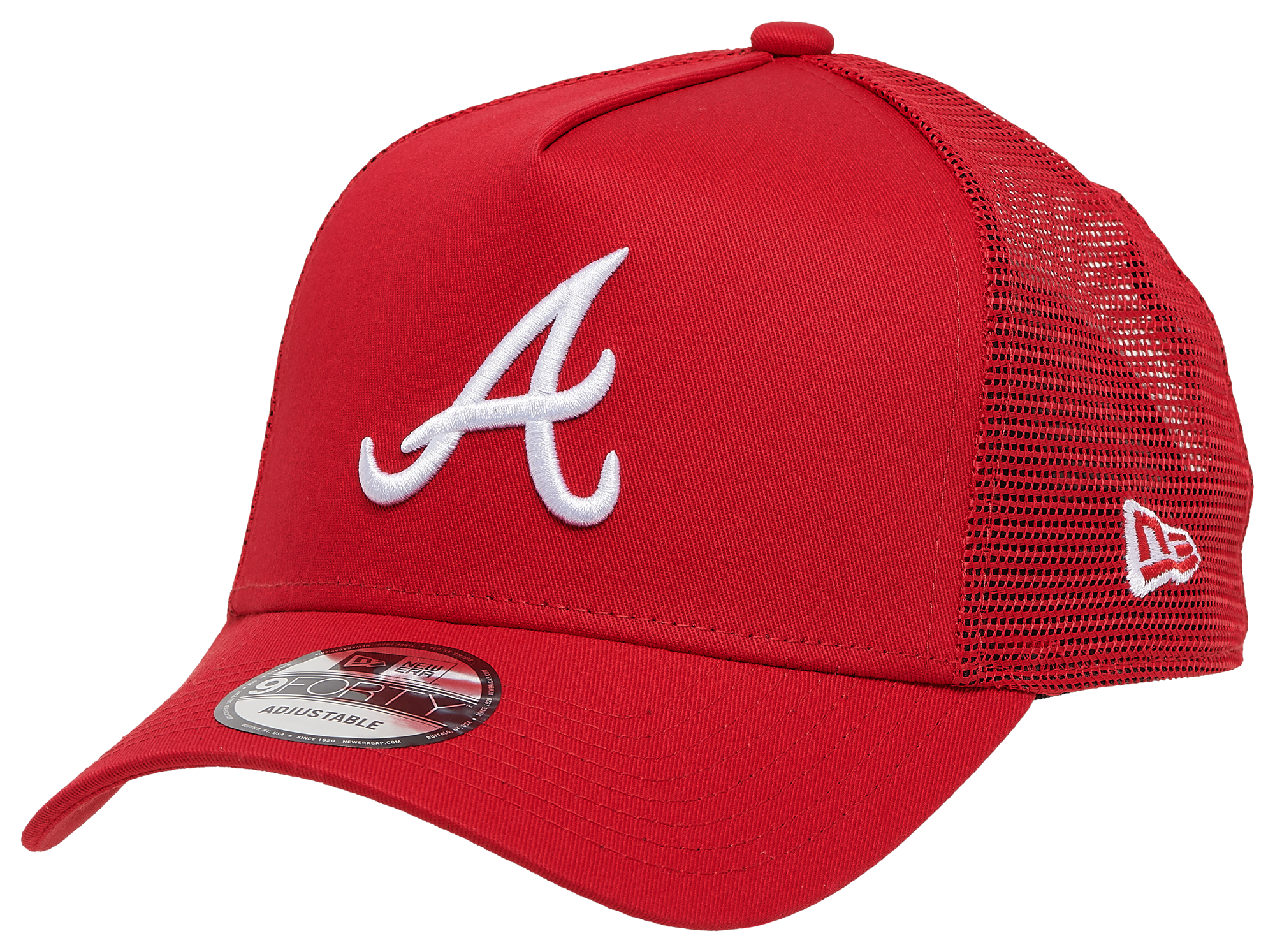 New Era Braves Trucker Cap Men's