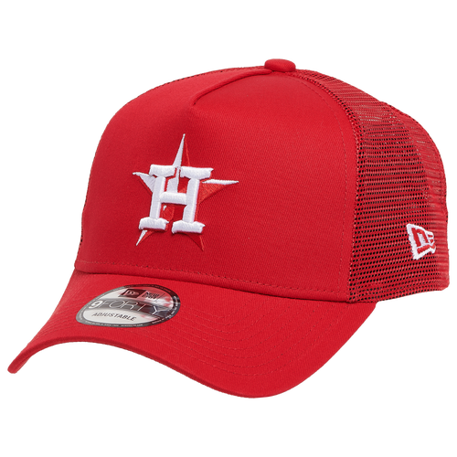 New Era Mens  Astros Trucker Cap In Red/white