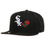 New Era White Sox 5950 World Series Side Patch Roses Fit - Men's Black/White