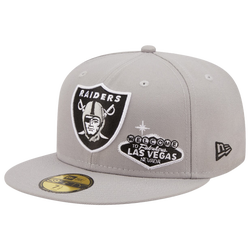 Men's - New Era Raiders City Describe 59Fifty Fitted Hat - Grey
