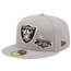 New Era Raiders City Describe 59Fifty Fitted Hat - Men's Grey