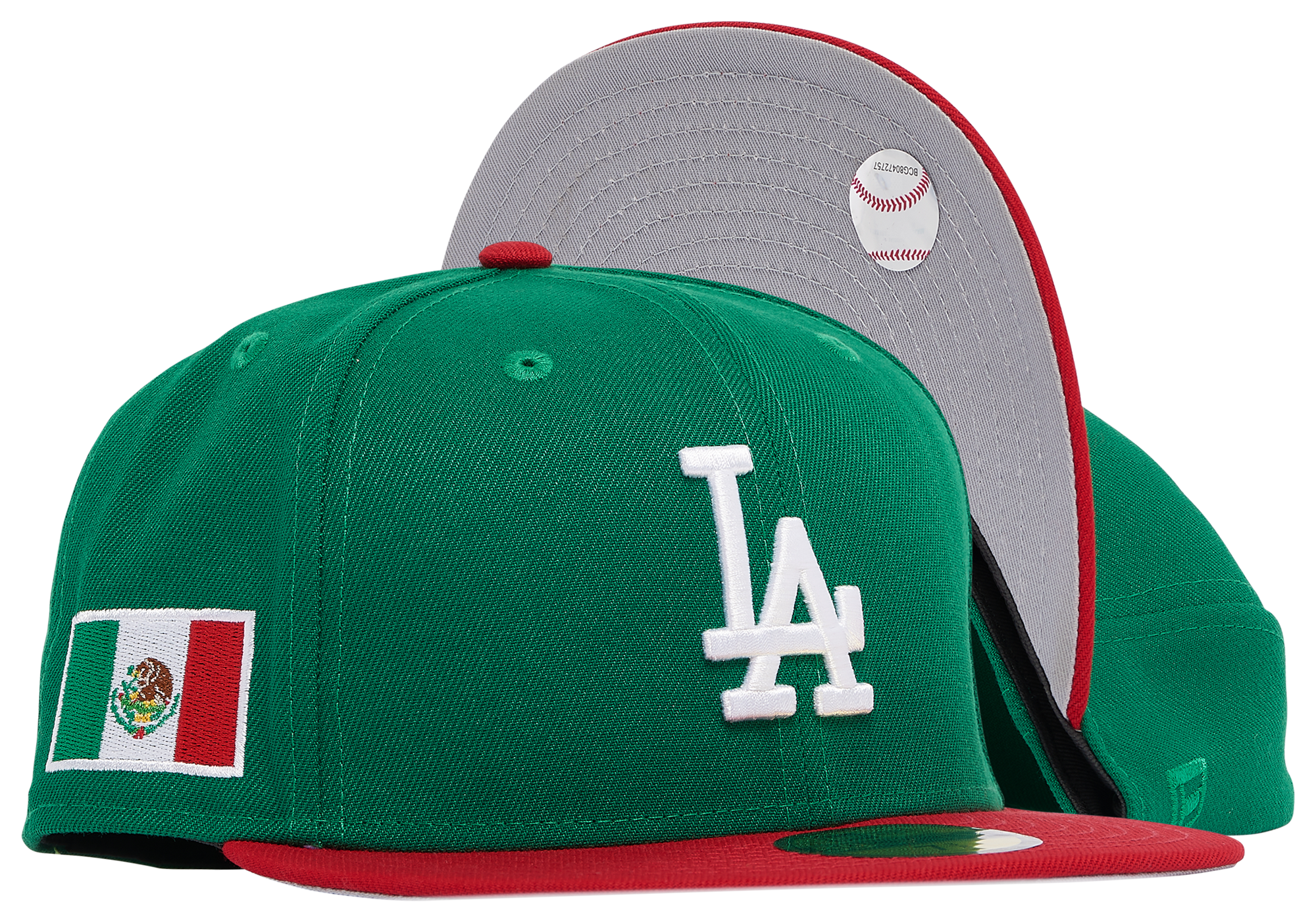 LA Dodgers hat with Mexican flag colors