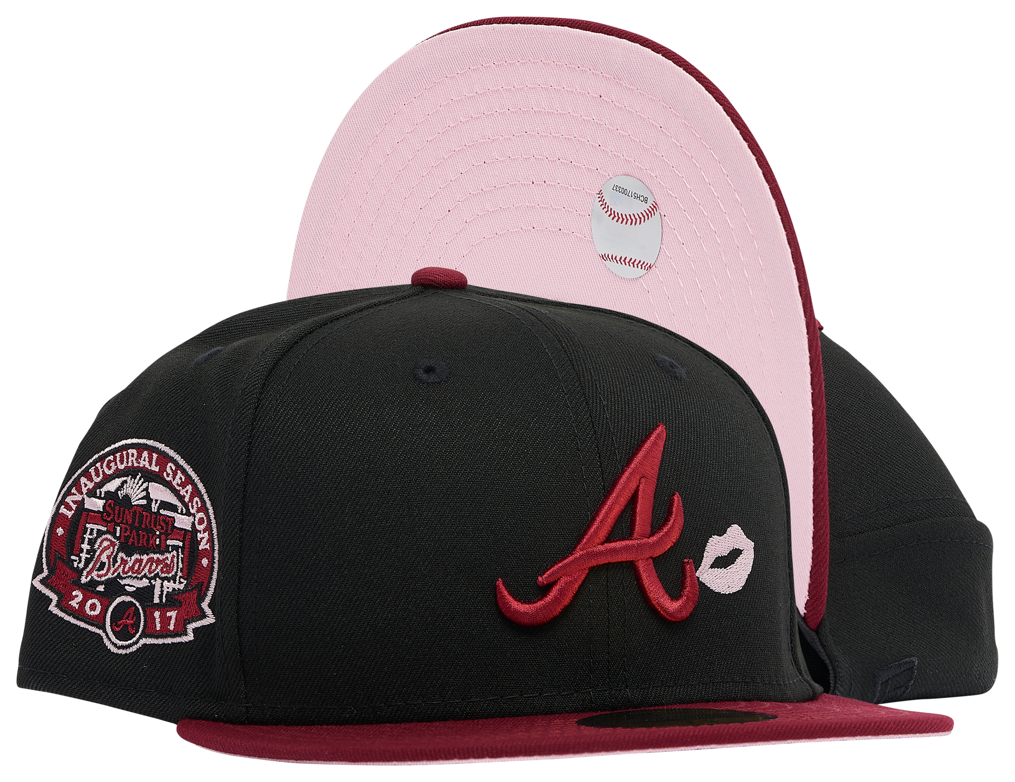 New Era Braves 2T Lips UV Side Patch Fit Cap