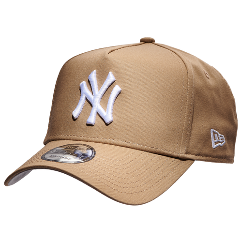 

New Era Mens New York Yankees New Era Yankees 9Forty A Frame Cap - Mens White/Khaki Size One Size