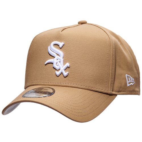 

Chicago White Sox New Era White Sox 9Forty A Frame Cap - Mens Khaki/White Size One Size