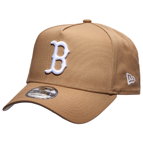 

New Era Red Sox 9Forty A Frame Cap - Mens Khaki/White Size One Size