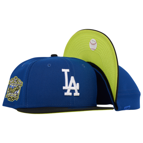 

New Era Mens Los Angeles Dodgers New Era Dodgers 2T Side Patch Fitted Cap - Mens Royal/Black Size 7