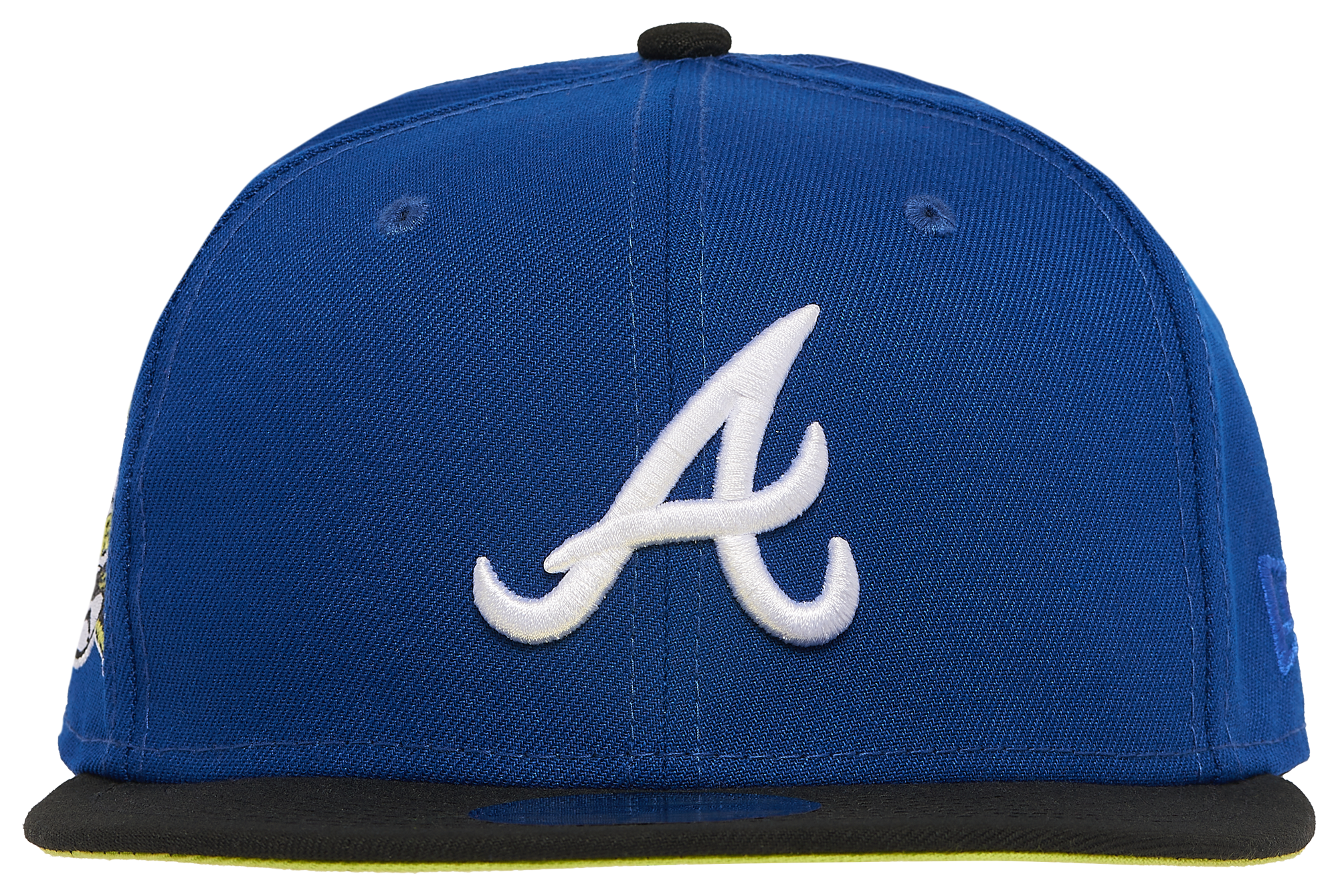 New Era Braves 2T Side Patch Fitted Cap