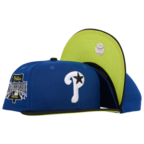 

New Era Mens Philadelphia Phillies New Era Phillies 2-Toned Side Patch Fitted Cap - Mens Royal/Black Size 7
