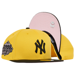 Men's - New Era Yankees 2T SP UV Side Patch Fit Cap - Yellow/Black/Pink