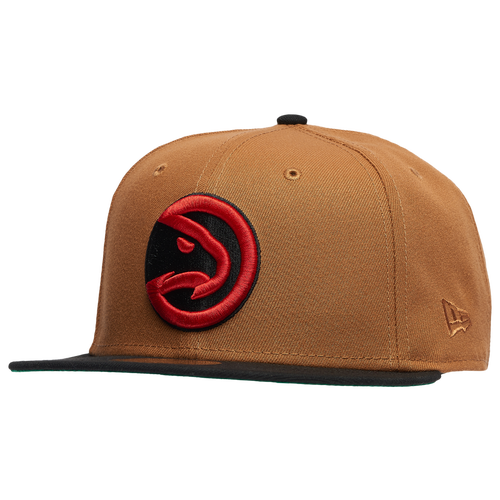 

New Era Mens Atlanta Hawks New Era Hawks 2T Snap Cap - Mens Tan/Black Size One Size