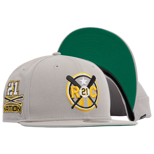 

New Era Mens New Era Roberto Clemente 21 Nation Snap Cap - Mens Black/Grey Size One Size