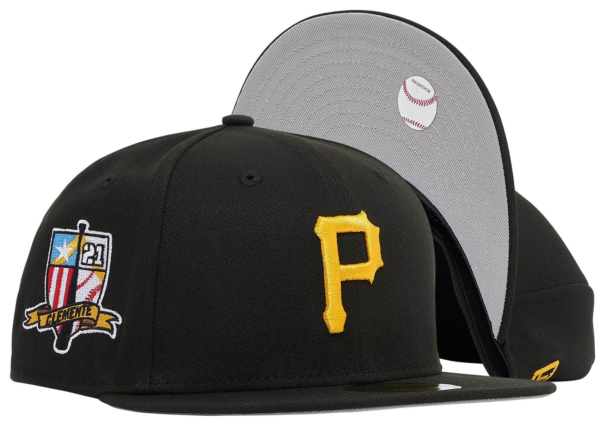 Roberto Clemente Santurce 21 snapback hat embroidery yellow – Borincano21