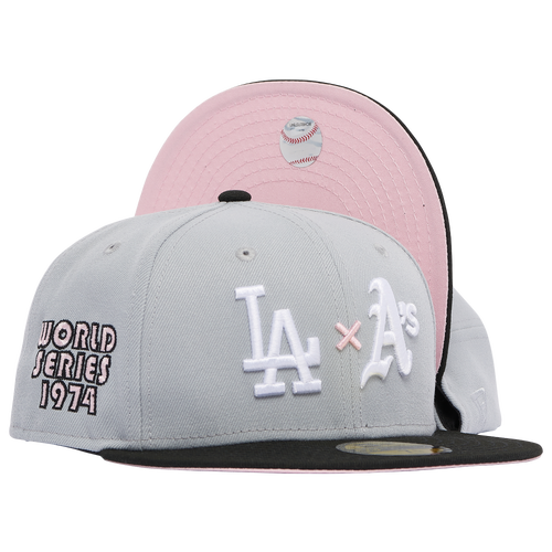 

New Era Mens New Era Dodgers x As 2T Fit Cap - Mens Black/Grey Size 7