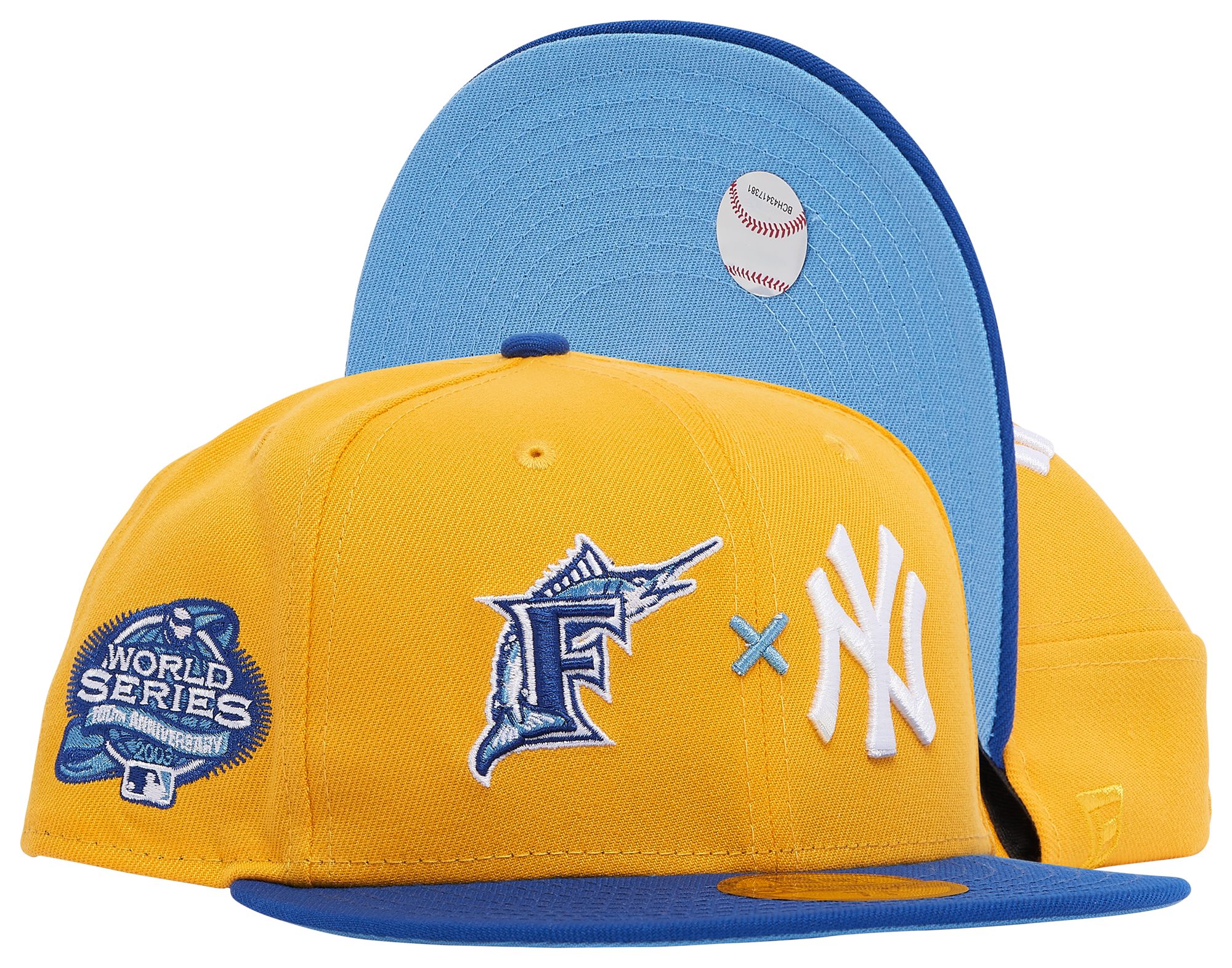 New Era Marlins x Yankees 2T Fit Cap | Champs Sports