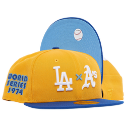 Men's - New Era Dodgers x As 2T Fit Cap - Yellow/Navy