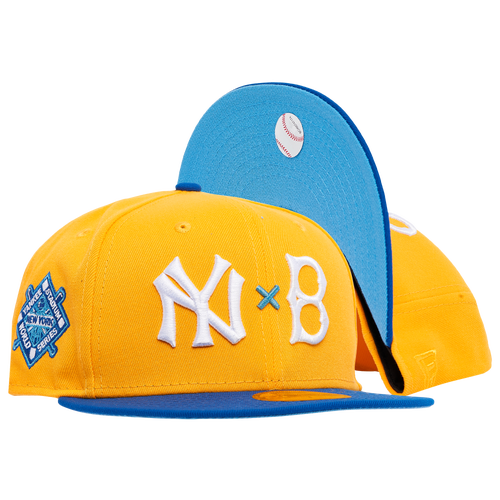 

New Era Mens New Era Yankees x Dodgers 2T Coop Fit Cap - Mens Yellow/Navy Size 7