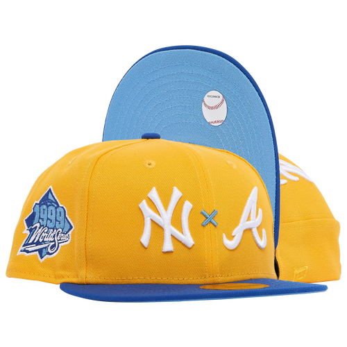 

New Era Mens New Era Yankees x As 2T Fit Cap - Mens Yellow /Navy Size 7