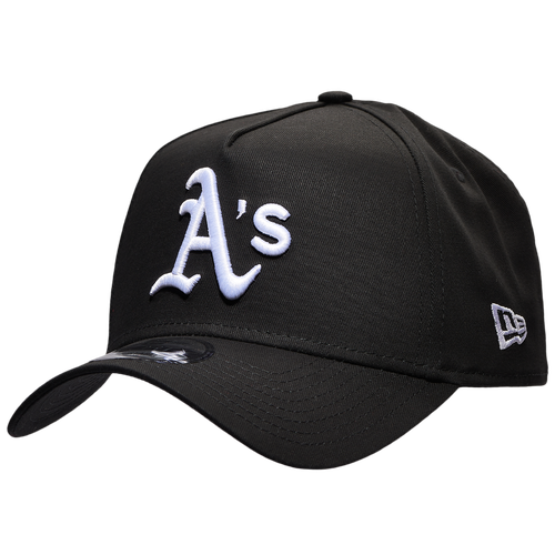 

New Era Oakland Athletics New Era Athletics 9FORTY A-Frame Hat - Adult Black/White Size One Size