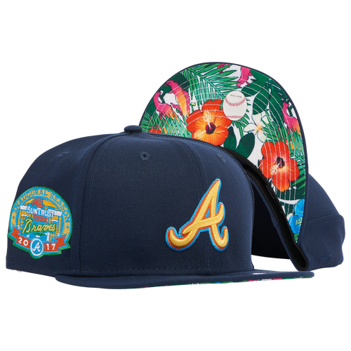 

New Era Mens New Era 950 Braves 17 - Mens Navy/Multi Size One Size