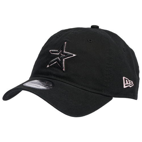 

New Era Mens Houston Astros New Era Astros 920 Adjustable Cap - Mens Black/Pink Size One Size