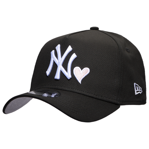 

New Era Mens New York Yankees New Era Yankees A-Frame Heart - Mens Black/Black Size One Size